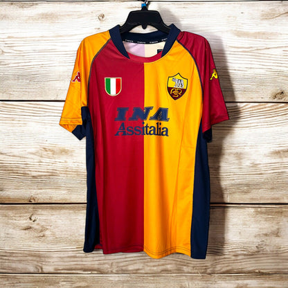 Roma Francesco Totti Retro Soccer Jersey Orange Men