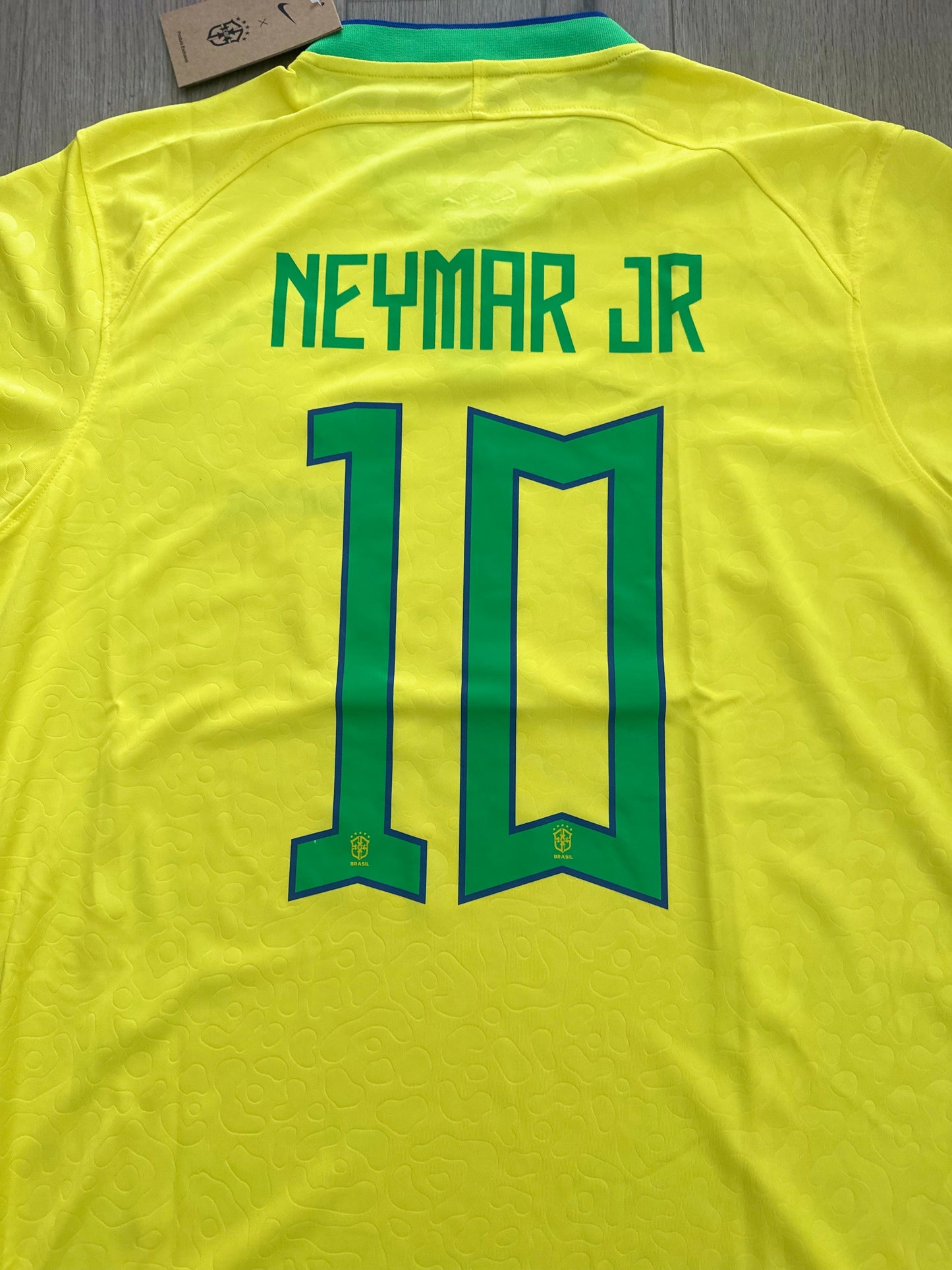 Brazil 2023 Home Soccer Jersey – Neymar Jr. #10 – Yellow – Men’s