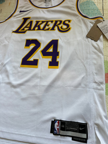 Los Angeles Kobe Bryant #24 White Basketball Jersey Men Size