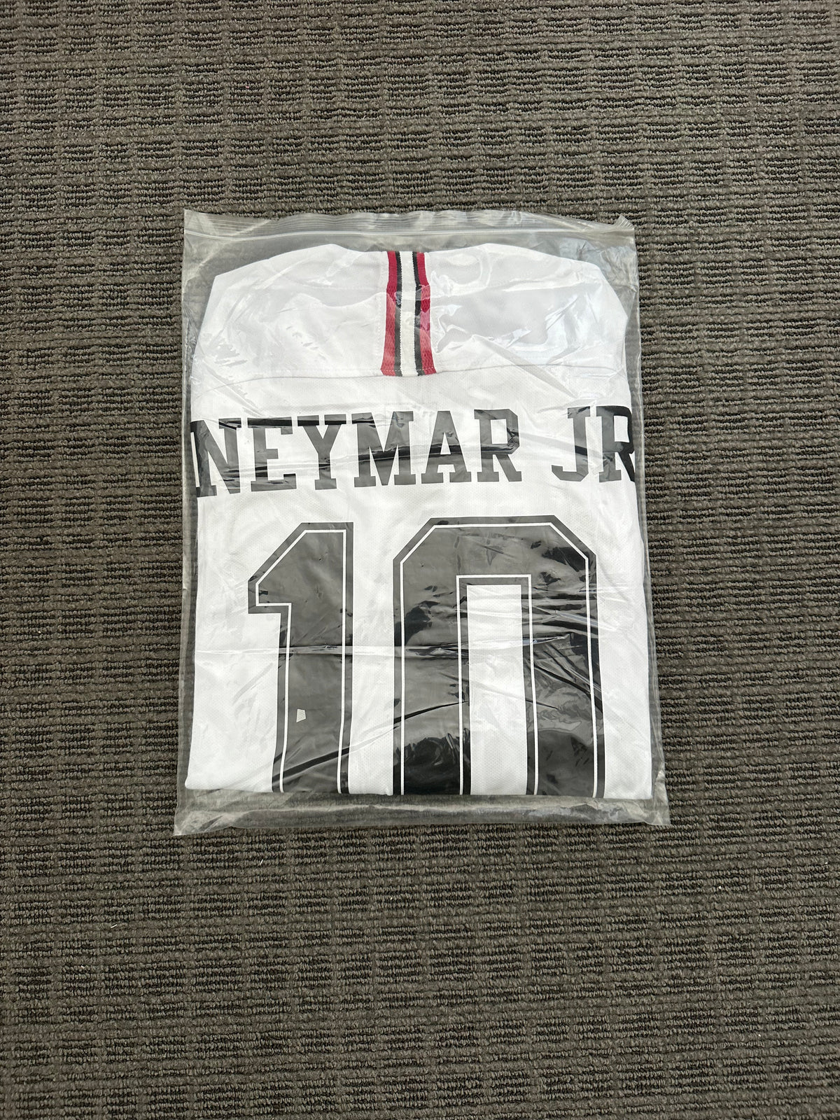 PSG Neymar Jr #10 2018/19 Away White Long Sleeve Soccer Jersey Men