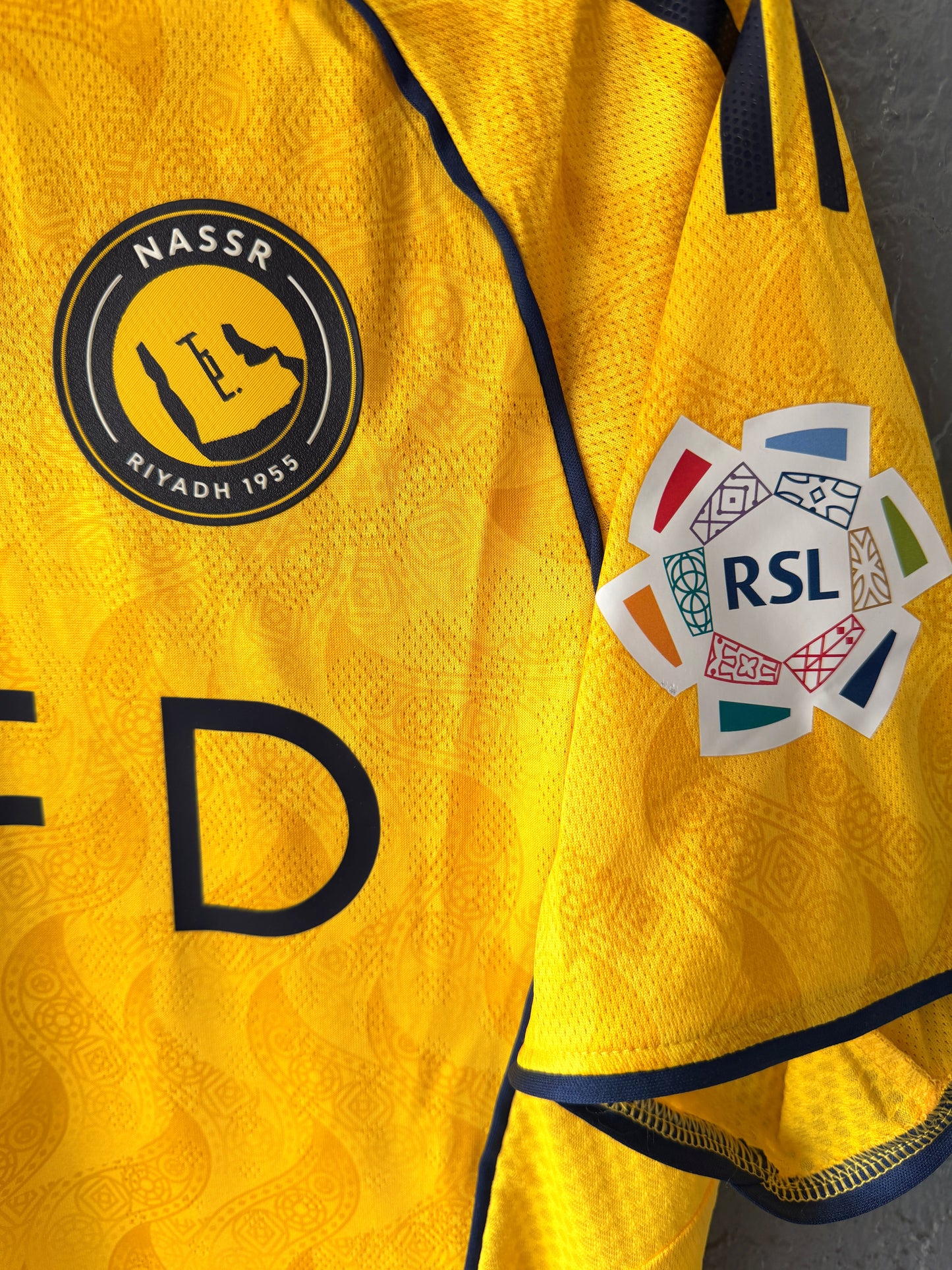 Al Nassr Cristiano Ronaldo #7 Player Version Jersey 2025/26 Home Yellow Men