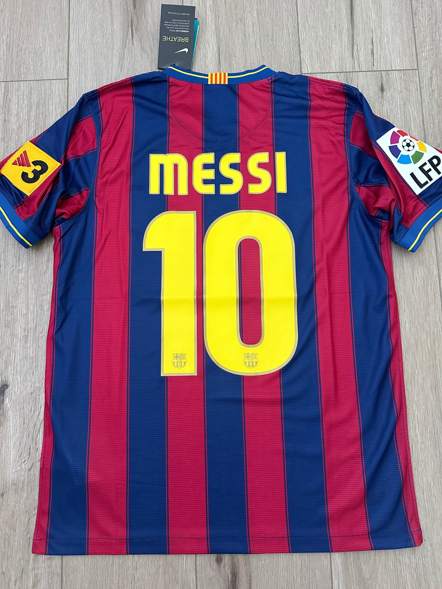 Barcelona Retro Jersey 2009/2010 Home Liga UCL – Messi – Men’s