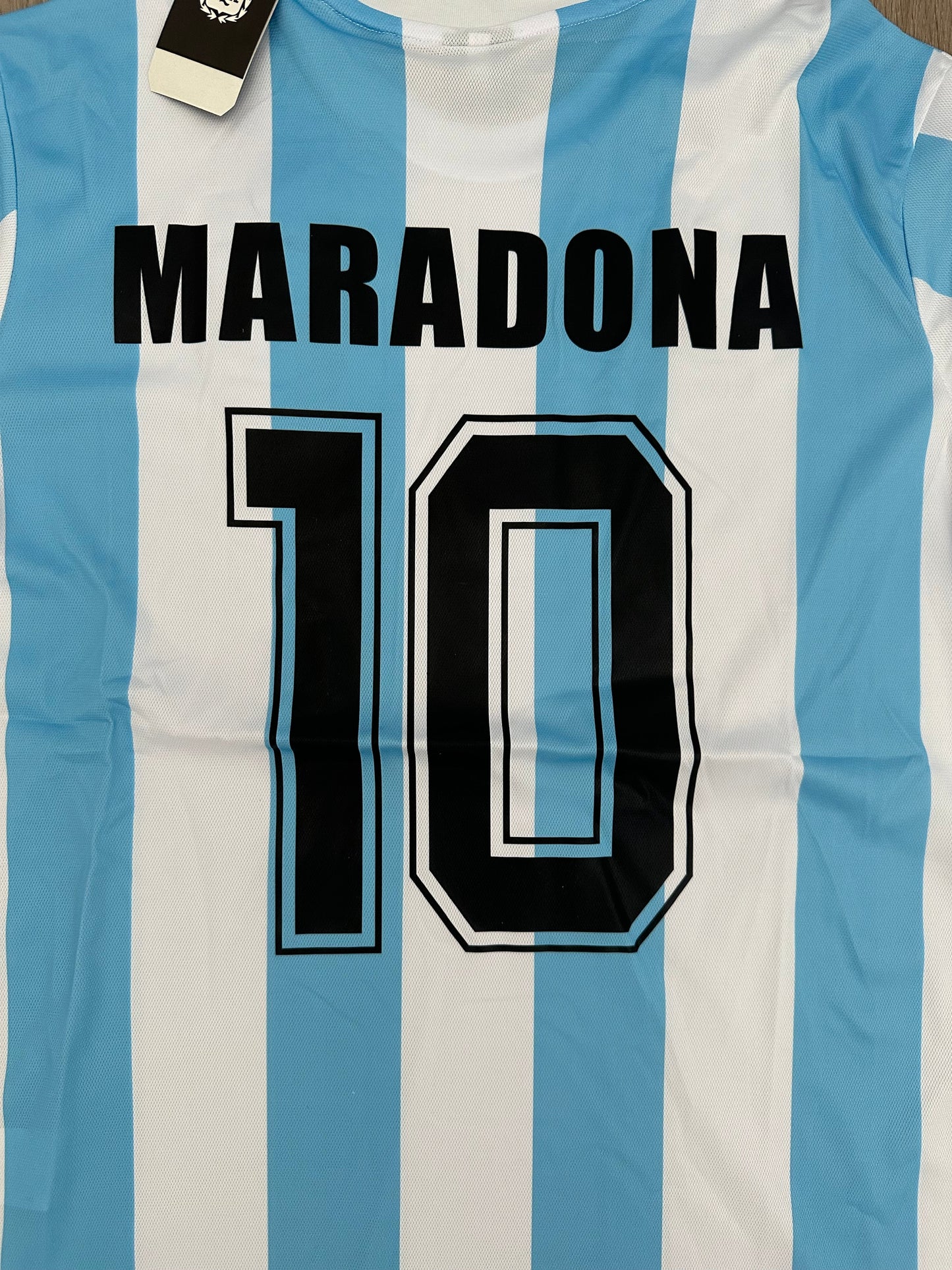 Argentina Diego Maradona #10 1986 Home Blue Retro Soccer Jersey Men