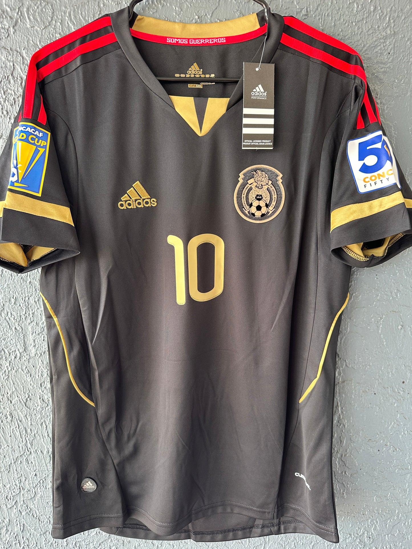 Mexico 2011 Giovani Dos Santos #10 Black Soccer Jersey Men