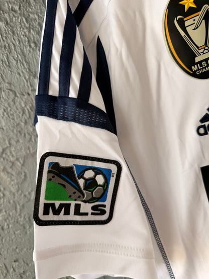 LA Galaxy 2012 Home Retro Soccer Jersey – David Beckham #23 – White – Men’s