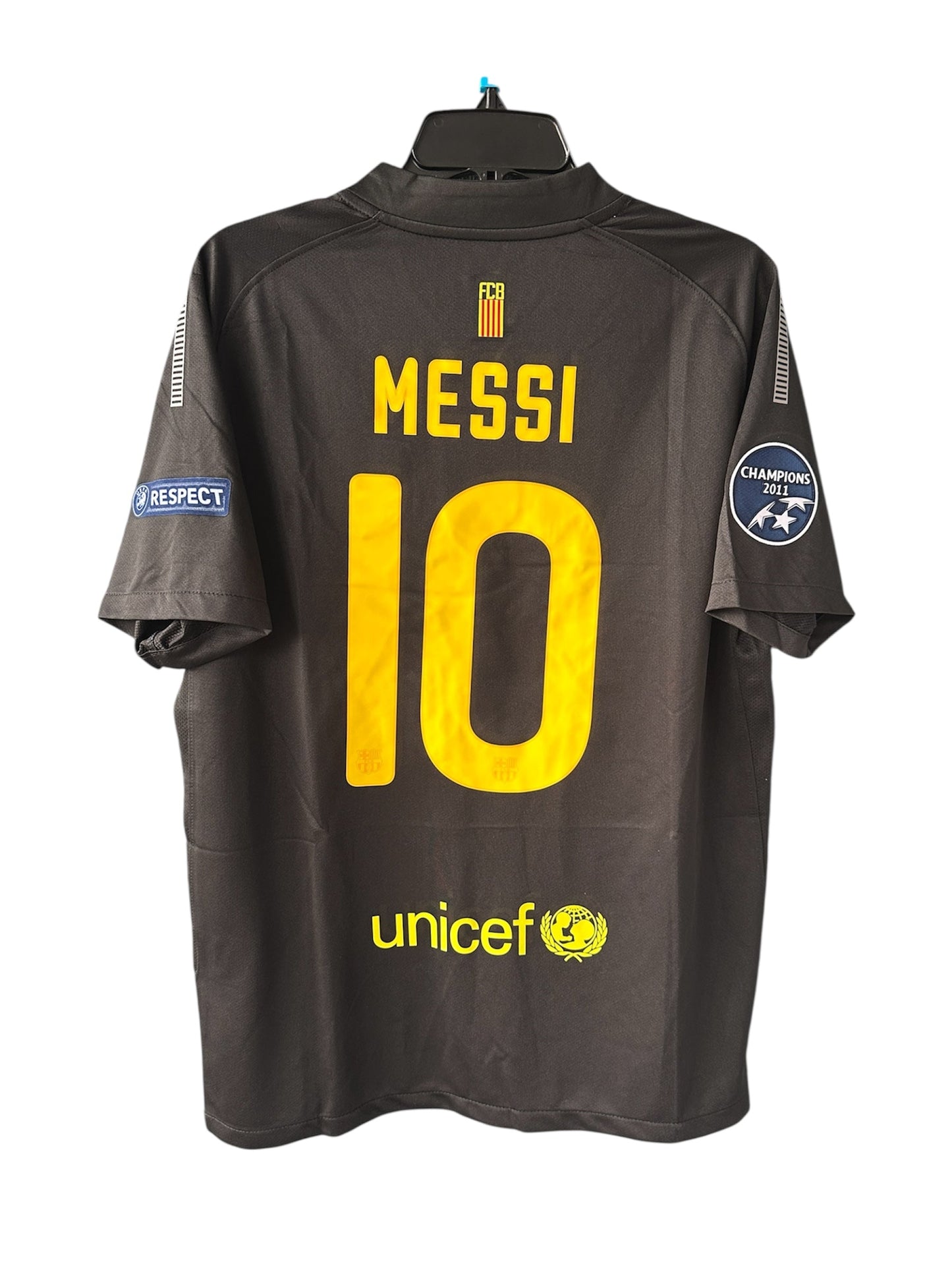 Barcelona Retro Jersey 2011/12 Away Black UCL – Lionel Messi #10 – Men’s