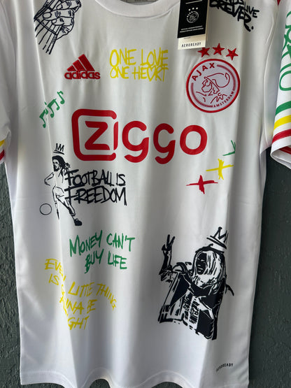 Bob Marley Special Edition White Soccer Style Jersey Men 2025