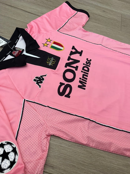Juventus Alessandro Del Piero #10 1997/98 Home Pink Retro Soccer Jersey Men
