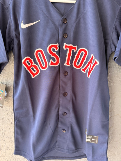 Boston Red Sox David Ortiz #34 Baseball Jersey Navy Men Size T-shirt