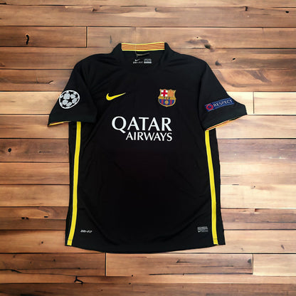 Barcelona Retro Jersey 2013/14 Away Black – Lionel Messi – Men’s Large