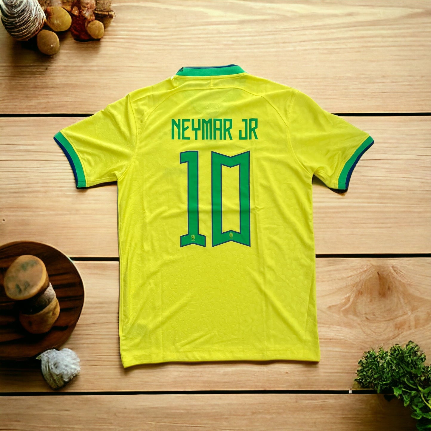 Brazil 2023 Home Soccer Jersey – Neymar Jr. #10 – Yellow – Men’s