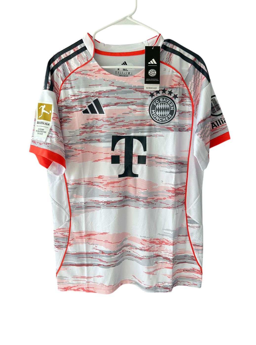 Bayern Munich Kane Jersey White 2025/2026