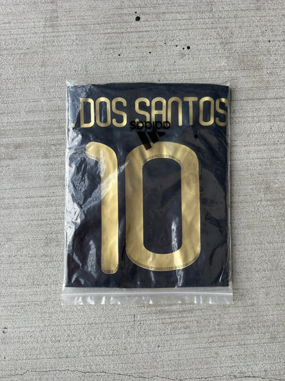 Mexico 2011 Giovani Dos Santos #10 Black Soccer Jersey Men