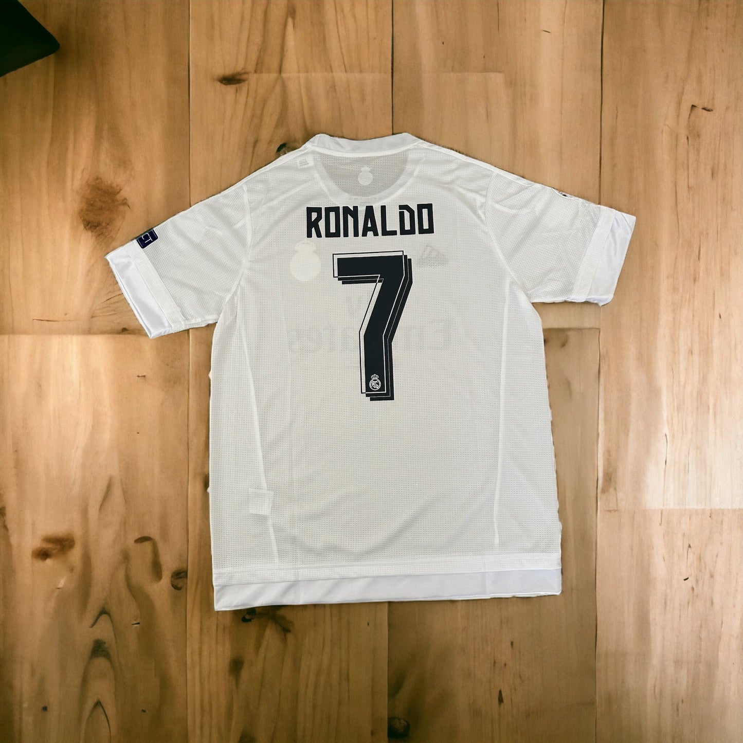 Real Madrid Cristiano Ronaldo #7 Soccer Jersey 2016 Home White Men