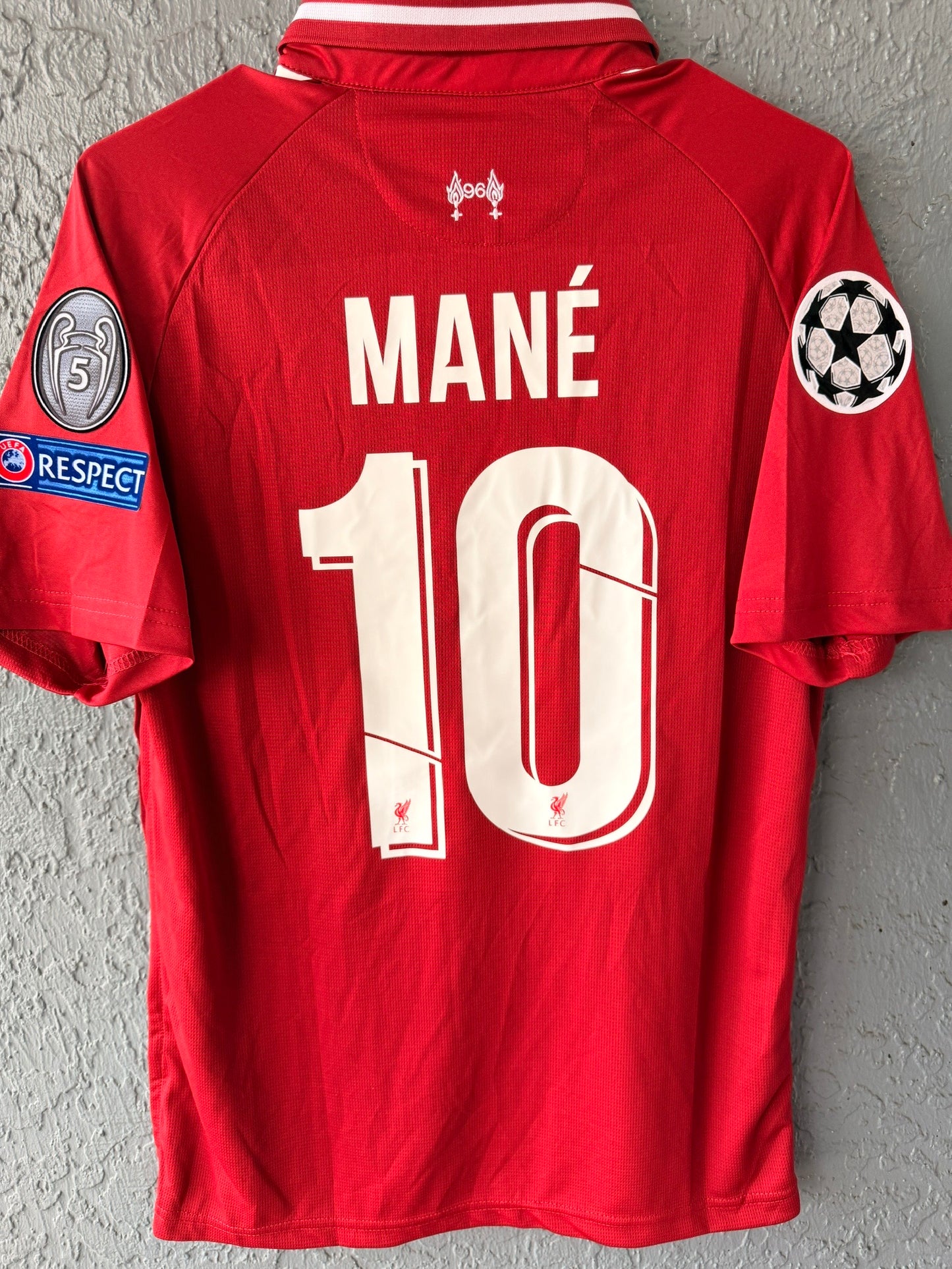 Liverpool Sadio Mane #10 2019 Home Red Soccer Jersey Champions Men Size