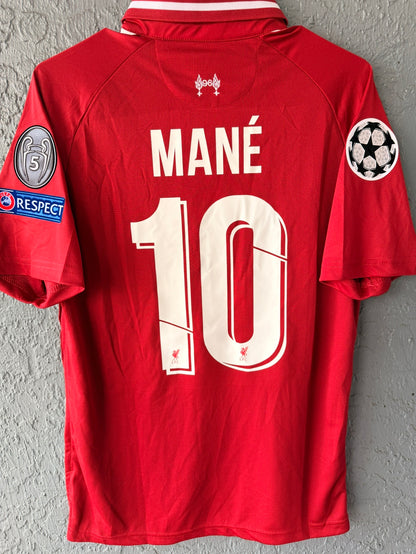 Liverpool Sadio Mane #10 2019 Home Red Soccer Jersey Champions Men Size
