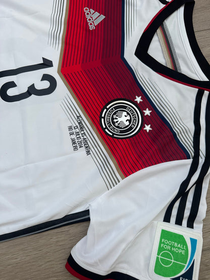 Germany 2014 Home Retro Soccer Jersey – Thomas Muller #13 – World Cup – Men’s