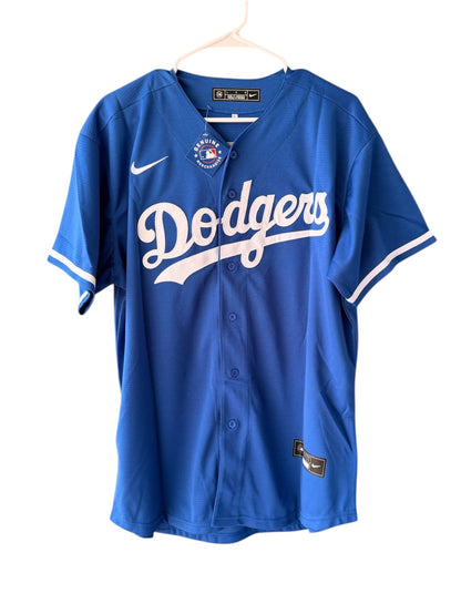 Los Angeles Dodgers Mookie Betts #50 Blue Baseball Jersey Men