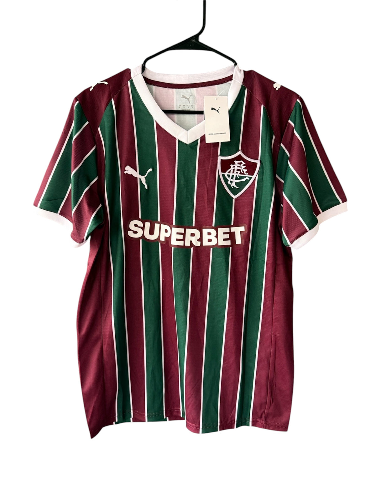 Fluminense Marcelo #12 2026/27 Home Red Green Soccer Jersey Men Size