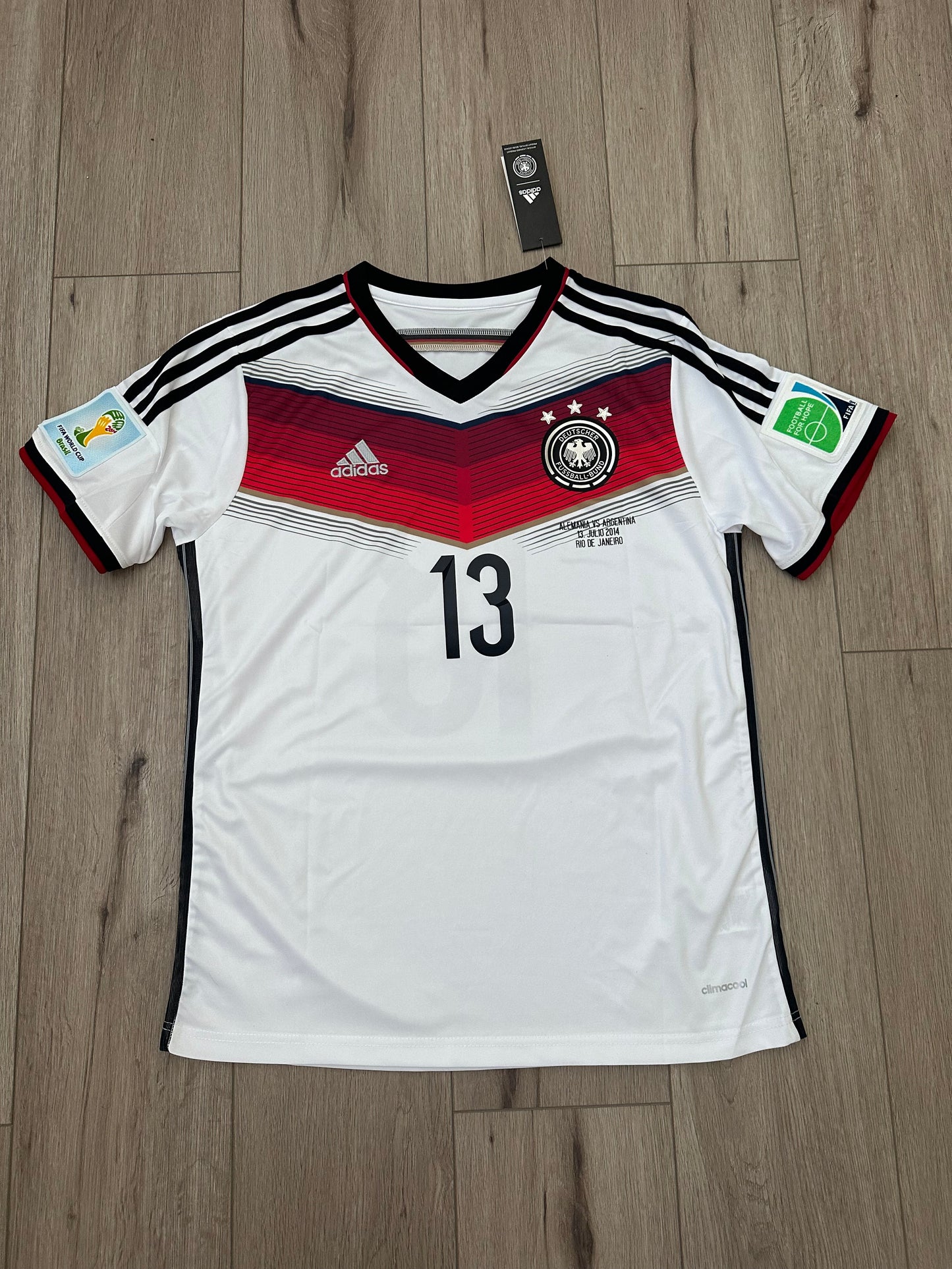 Germany 2014 Home Retro Soccer Jersey – Thomas Muller #13 – World Cup – Men’s