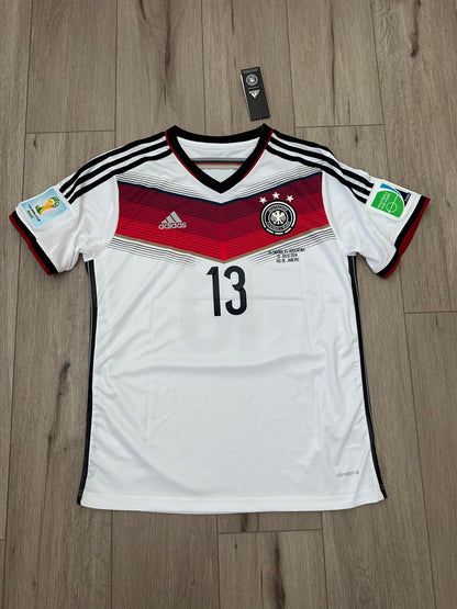 Germany 2014 Home Retro Soccer Jersey – Thomas Muller #13 – World Cup – Men’s