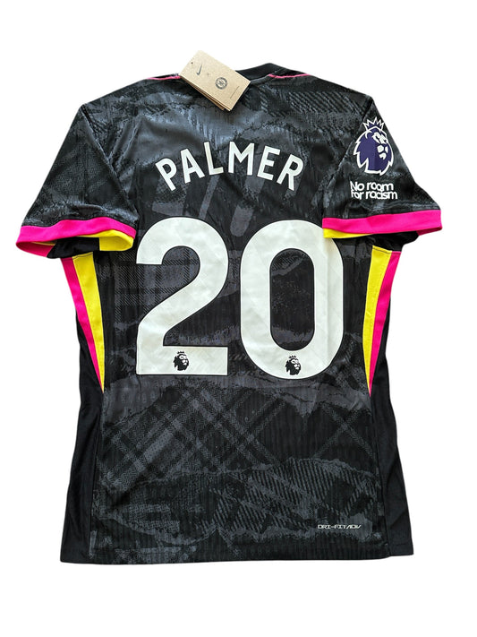Chelsea Cole Palmer 2024/25 Soccer Jersey Black Men size Player Version