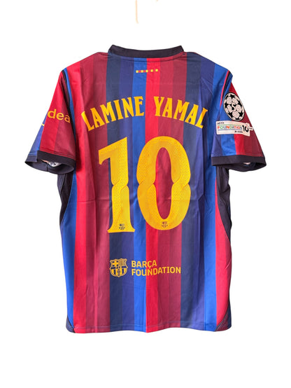 Barcelona Lamine Yamal #10 2026/27 Home Red Blue Soccer Jersey Men