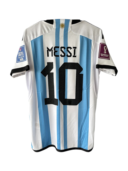 Argentina Messi #10 2022 Home Soccer Jersey Men