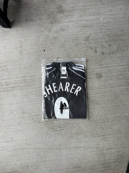 Newcastle Shearer #9 Black Away Jersey – Classic Vintage Kit