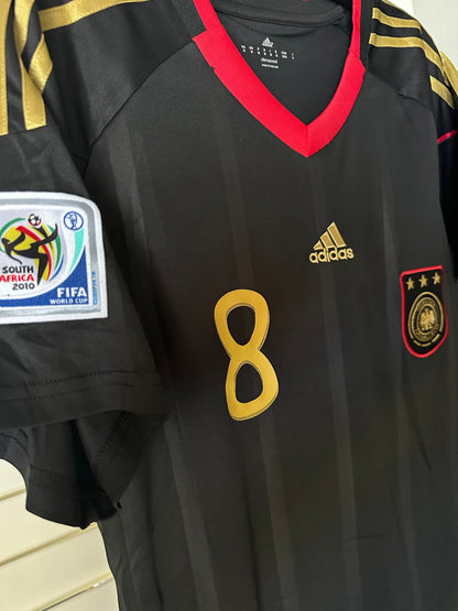 Germany Retro Jersey 2010 World Cup Away Black – Mesut Ozil #8 – Men’s