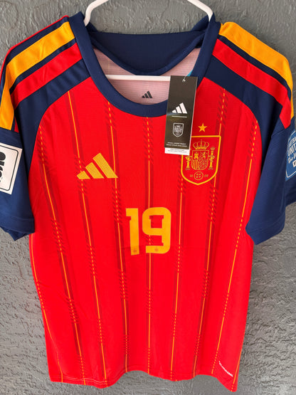 Spain Jersey 2026 Lamine Yamal #19 Red Men
