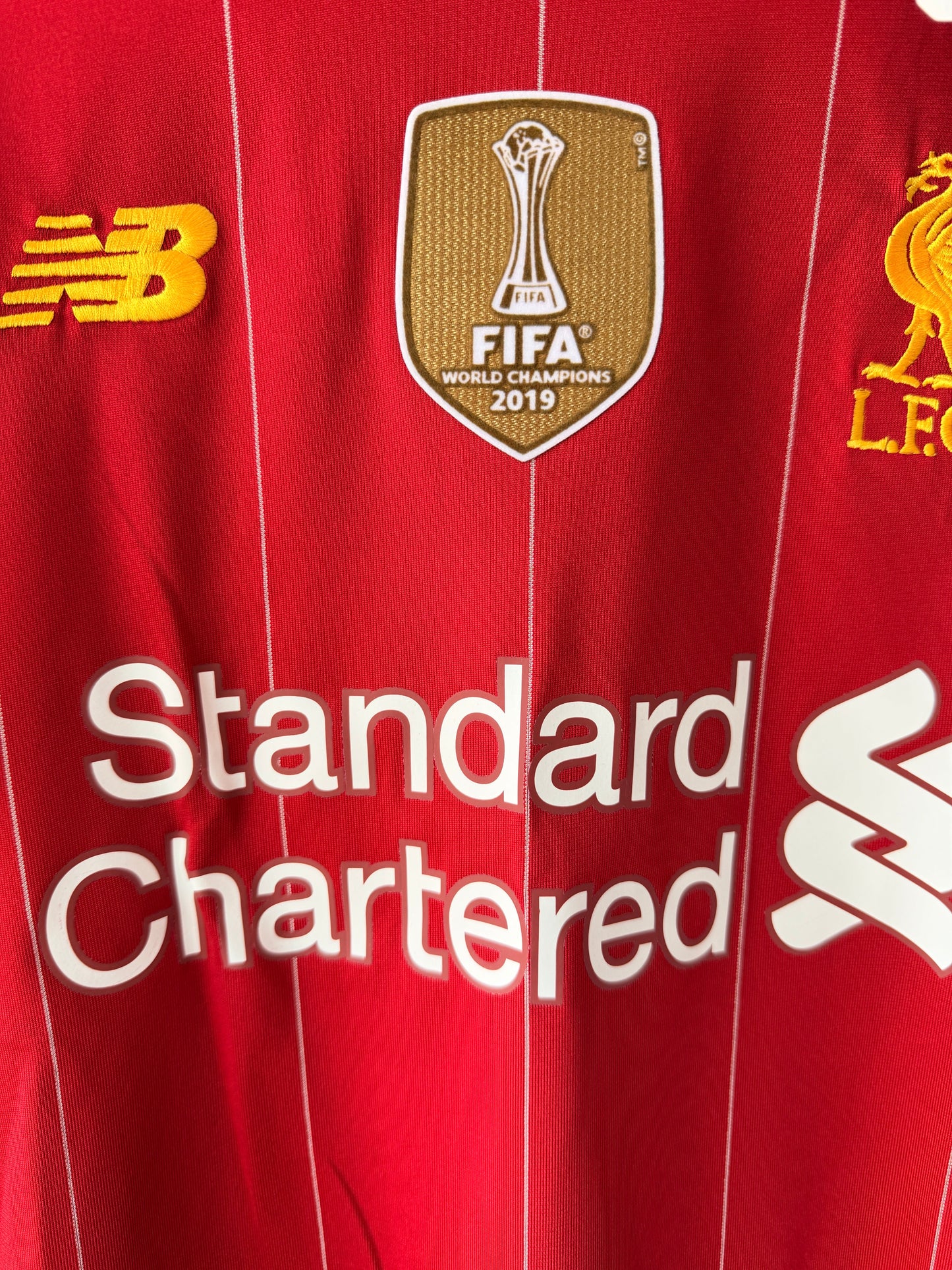 Liverpool Soccer Jersey 2019 Home Red – Mohamed Salah – Men’s