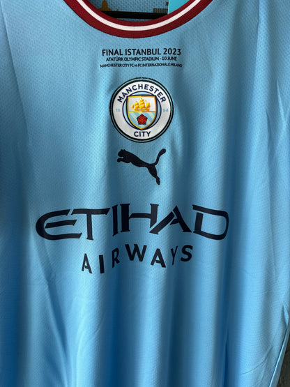Manchester City Rodrigo Soccer Jersey Final 2023