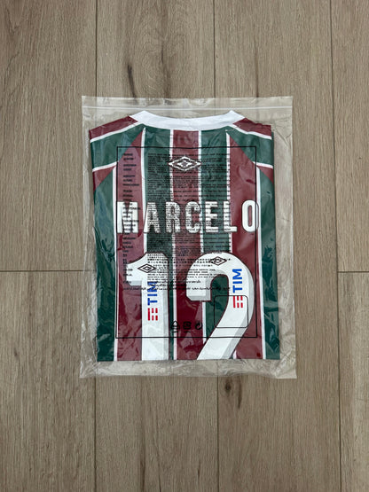 Fluminense Marcelo #12 Soccer Jersey Home Red Green Men