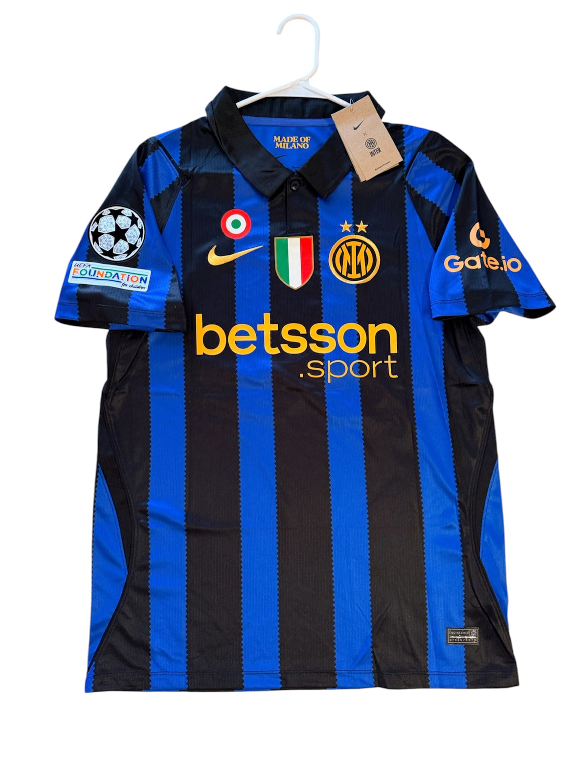 Inter Milan Lautaro Martinez #10 2026/27 Home Blue Black Soccer Jersey Champions Men