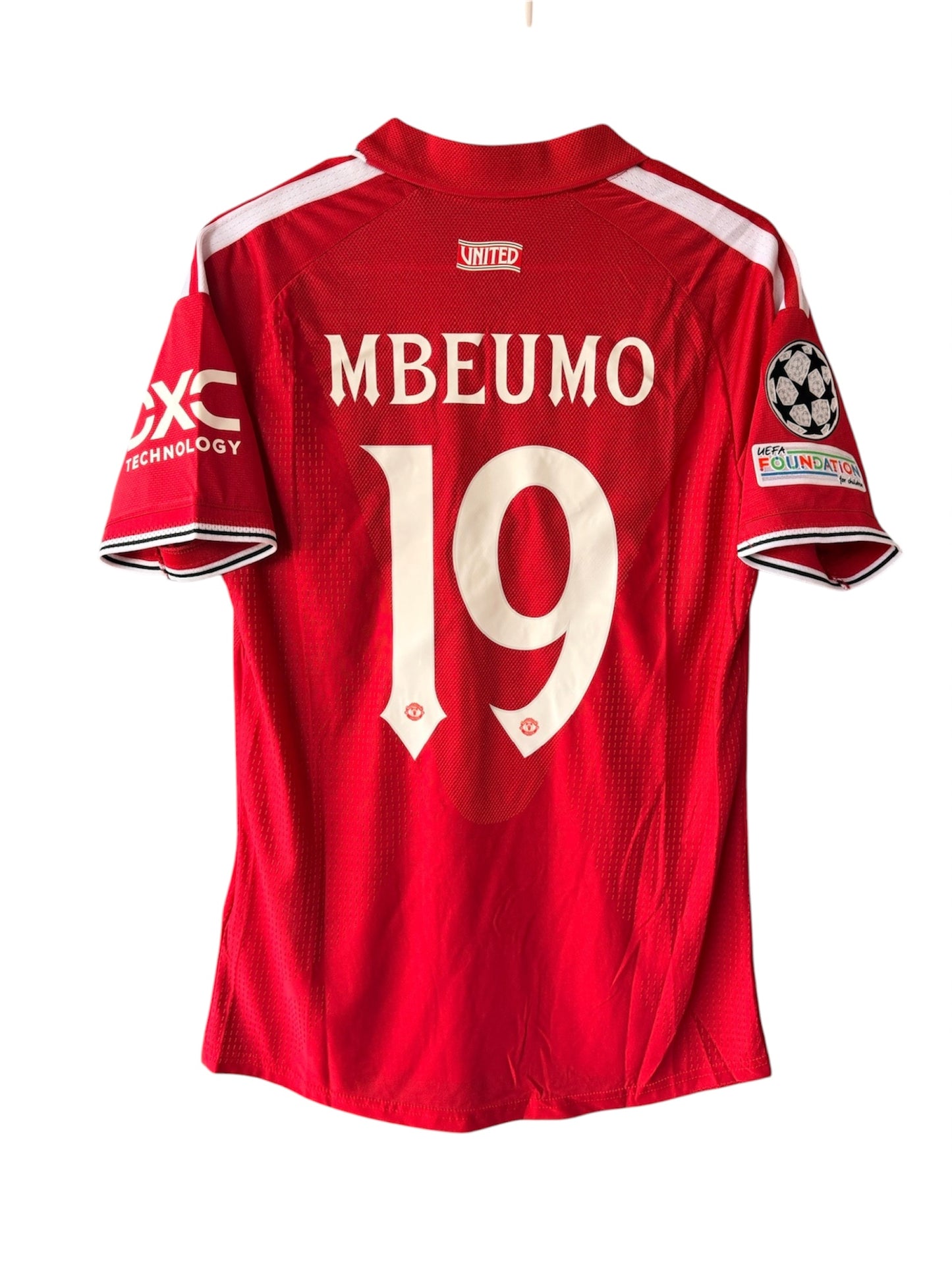 Manchester United Mbeumo #17 2026/27 Home Red Soccer Jersey Player Version Men Size