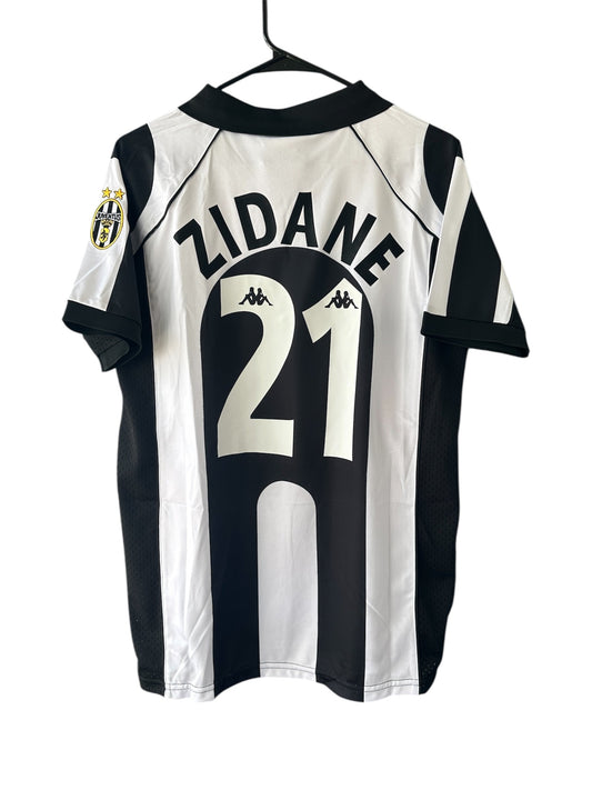 Juventus 1997/98 Home Retro Soccer Jersey – Zinedine Zidane #21