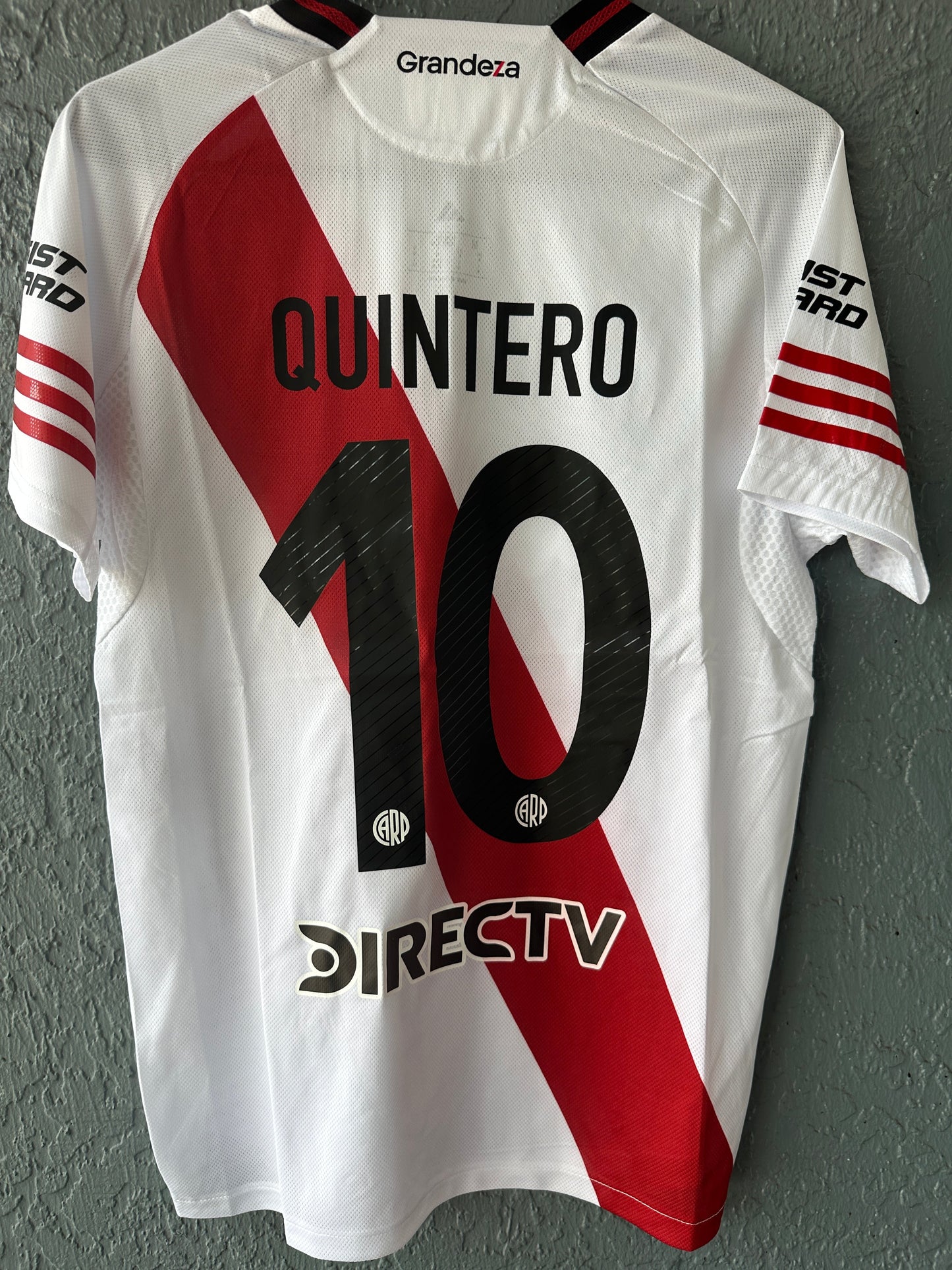 River Plate Juan Quintero #10 Player Version Jersey Home White Men