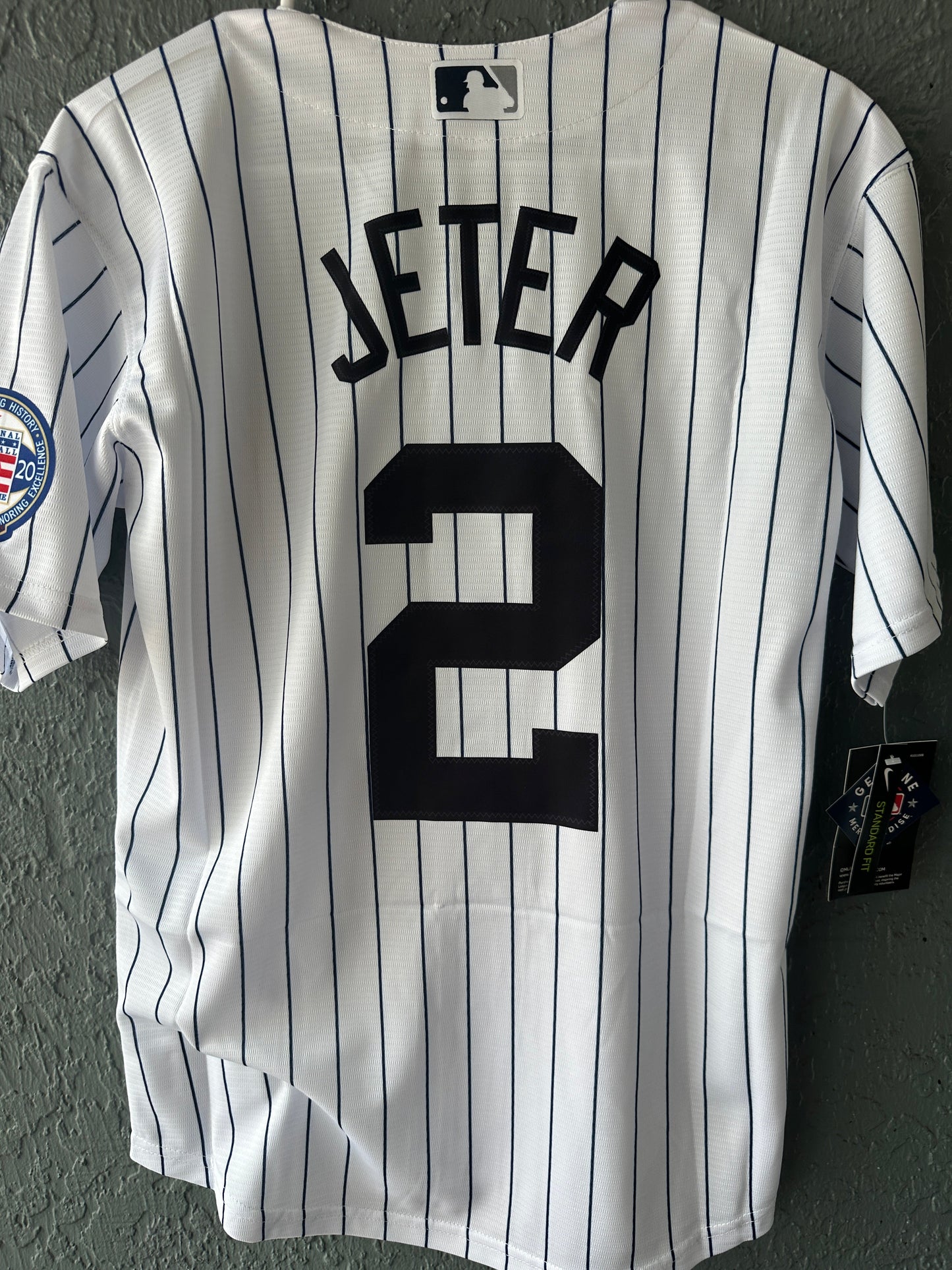 New York Yankees Derek Jeter #2 White Player Version Baseball Jersey Men