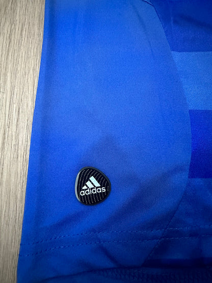 Chelsea Didier Drogba 2012 Final Blue Retro Soccer Jersey Men