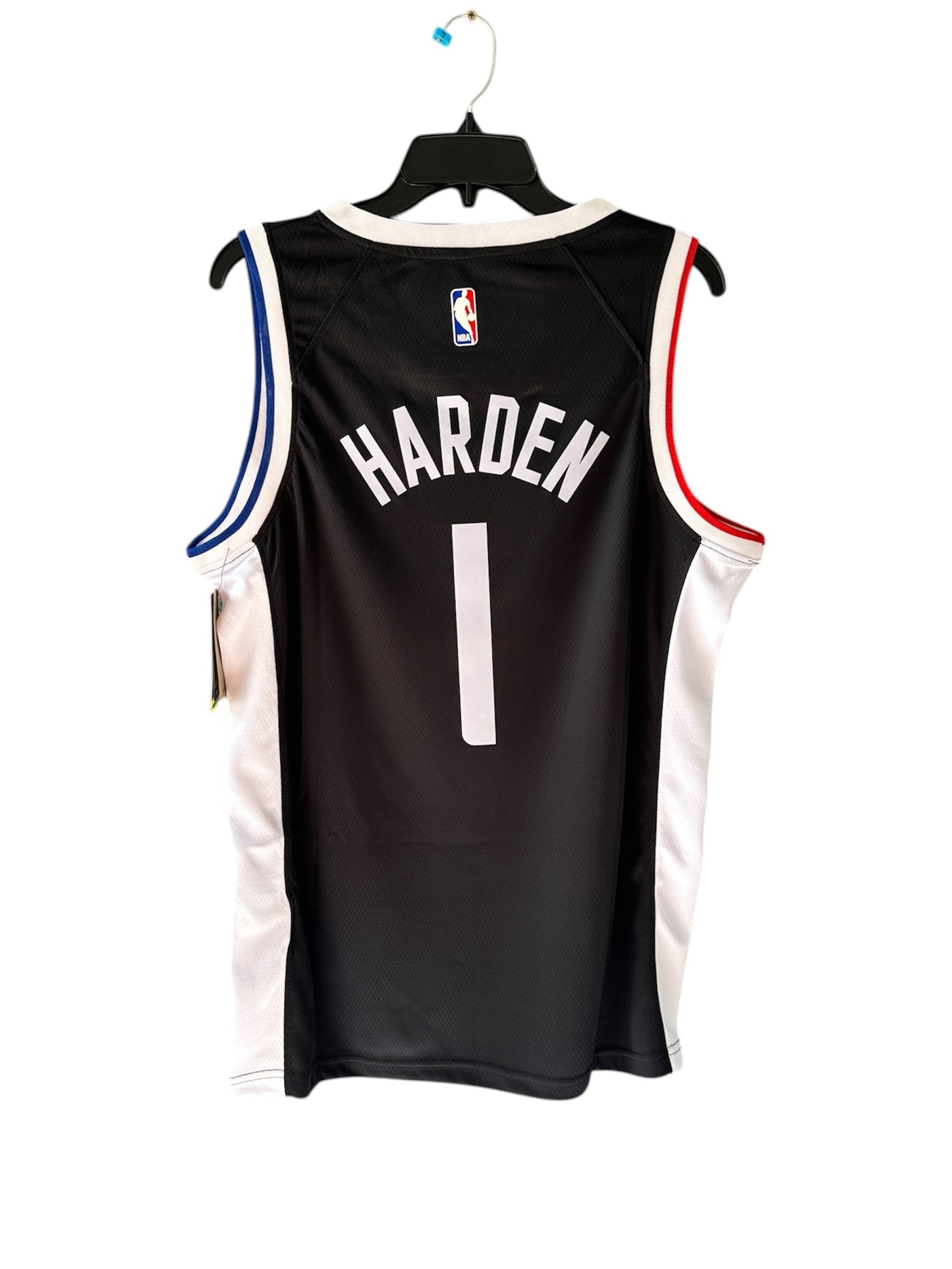 Los Angeles James Harden #1 2024/25 Black Basketball Jersey Men Size
