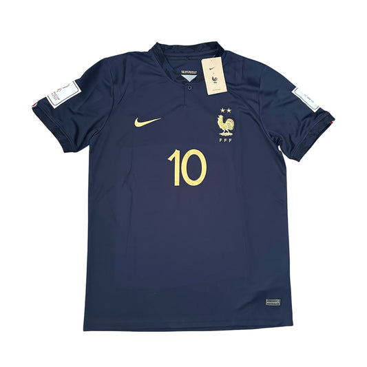 France 2022 Retro Soccer Jersey – Mbappe #10 | Pre-Order | Blue