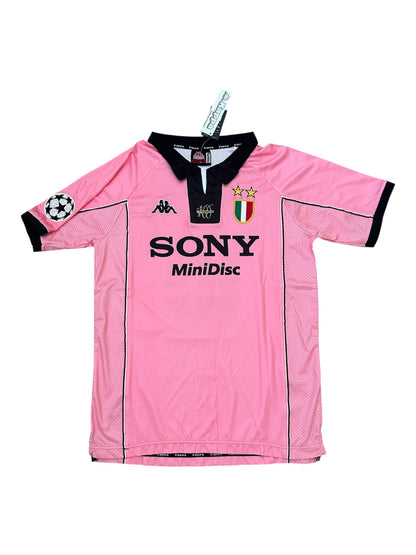Juventus Alessandro Del Piero #10 1997/98 Home Pink Retro Soccer Jersey Men