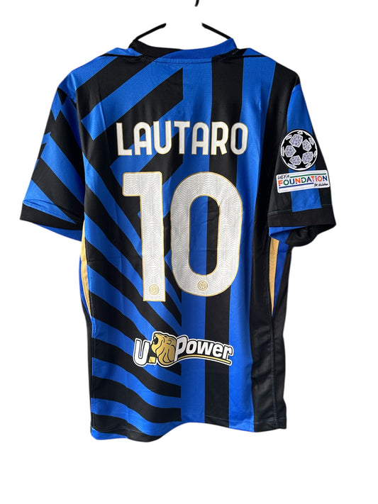 Inter Milan Lautaro Martinez #10 2024/25 Home Blue Soccer Jersey Men