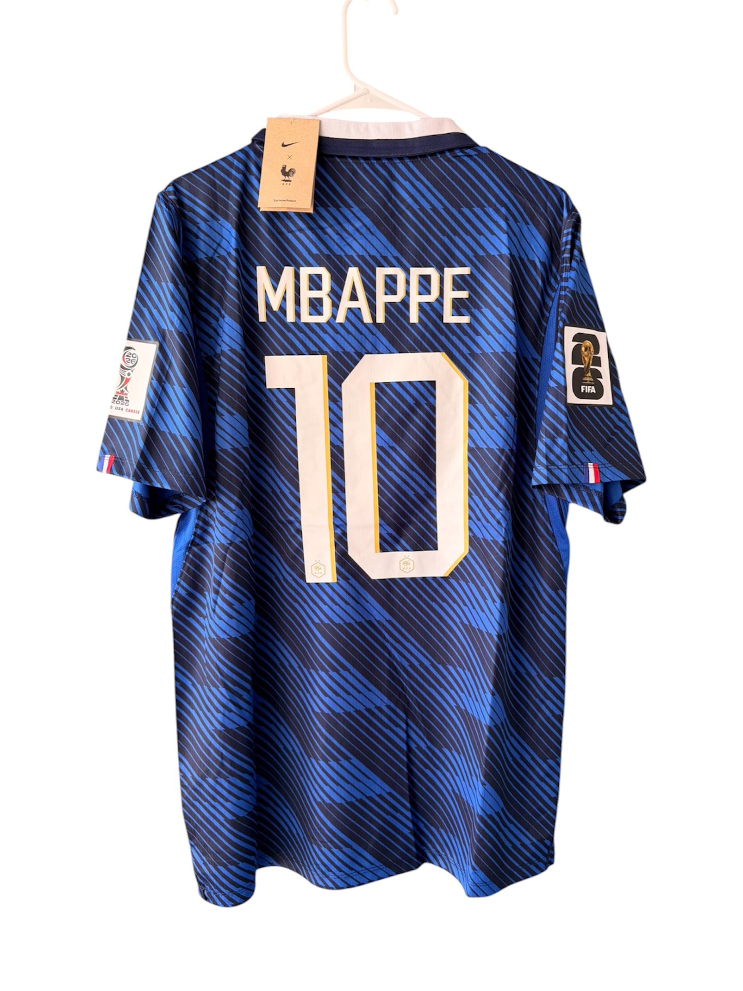 France Kylian Mbappe #10 2026 Blue Soccer Jersey Men