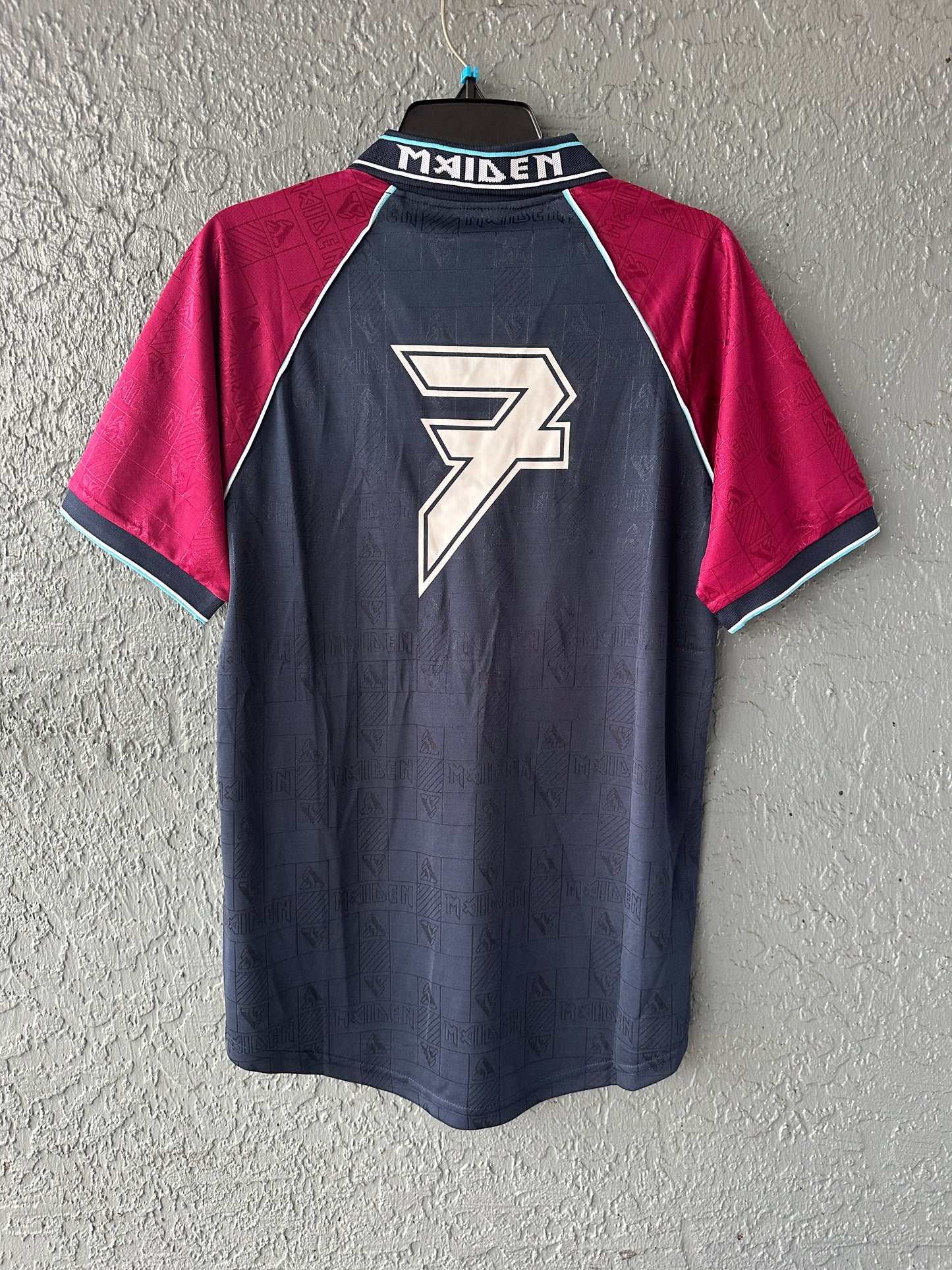 West Ham Retro Iron Maiden Jersey – Brave New World – Blue Red – Men’s
