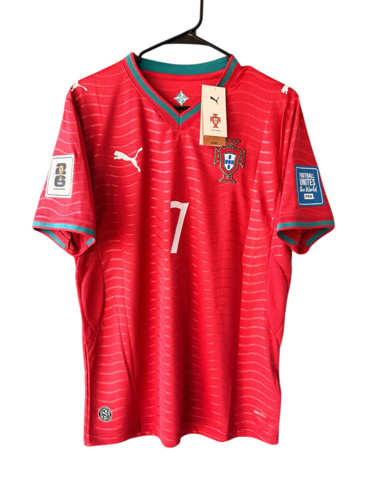Portugal Cristiano Ronaldo #7 2026 Home Red Soccer Jersey Men