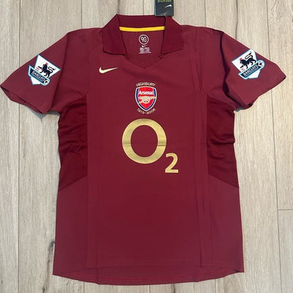 Arsenal Thierry Henry #14 2005/06 Red Retro Soccer Jersey Men