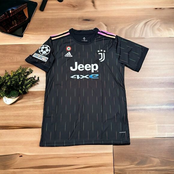 Juventus Dybala #21 2021/22 Black Away Soccer Jersey Men