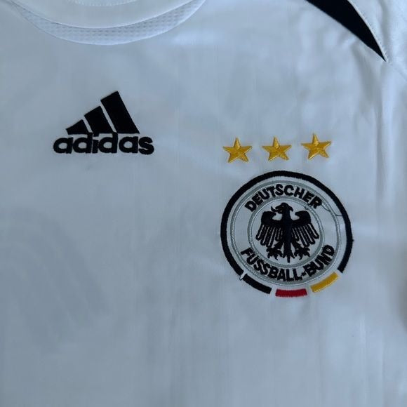 Germany Miroslav Klose #11 2006 Home White Retro Soccer Jersey Men